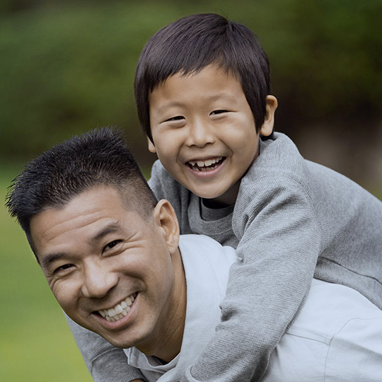 Father and son