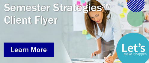 Semester Strategies Client Flyer cover