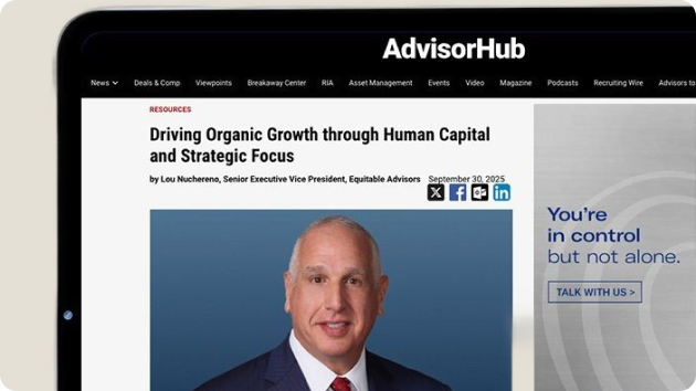 AdvisorHub Article on Human Capital Growth 