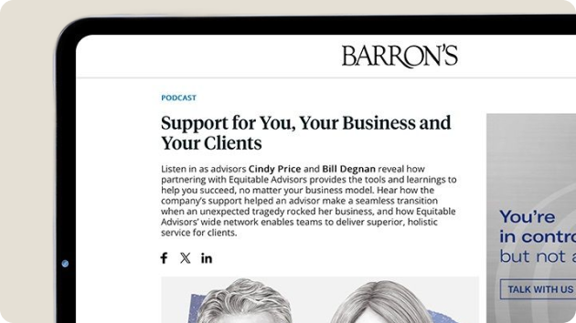 Barron's Podcast Article Featuring Cindy Price and Bill Degnan