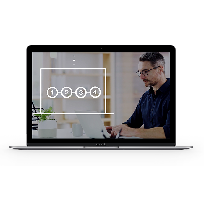 Laptop with screenshot