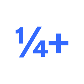 1/4th plus