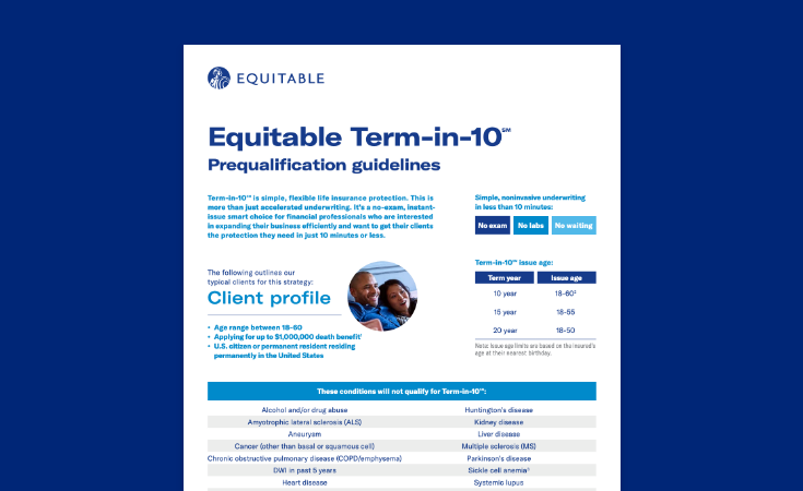 Equitable card image